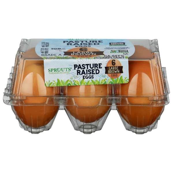 Sprouts Pasture Raised Grade A Large Brown Eggs