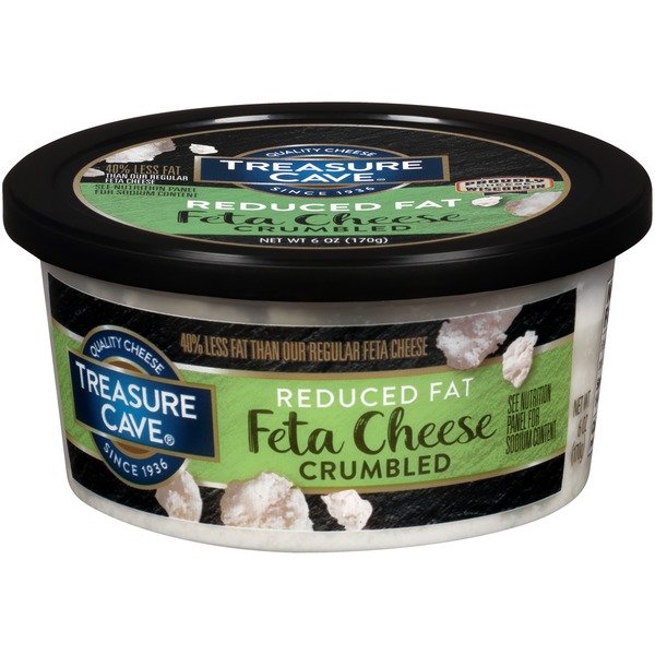 Treasure Cave Reduced Fat Crumbled Feta Cheese (6 oz) Instacart
