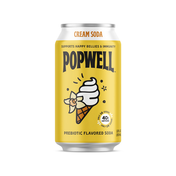 Popwell Cream Soda Caffeinated Same-Day Delivery or Pickup | Macey's
