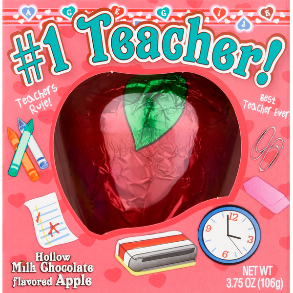 Palmer Candy Apple, Milk Chocolate Flavored, Hollow Same-Day