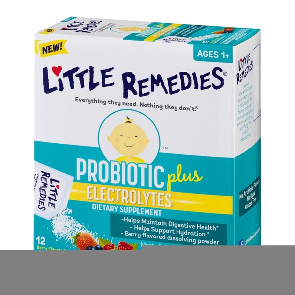 Little Remedies Probiotic Plus Electrolytes Dietary Supplement Berry