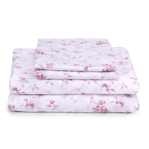 Laura Ashley Lorelei 300 Thread Count Sheet Set - Garden Pink