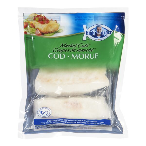 Uncooked Cod Filet Food Basics High Liner Frozen Uncooked Cod Loins Same-Day Delivery ...