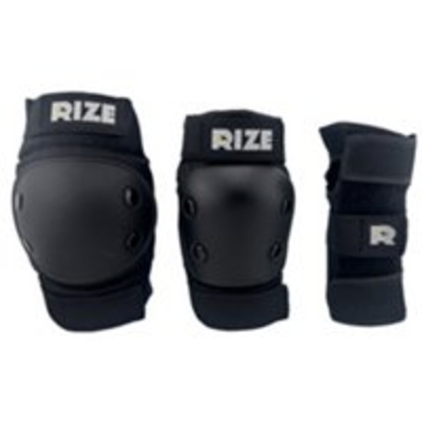 Rize Kids' Elbow & Knee Pad Set - Black