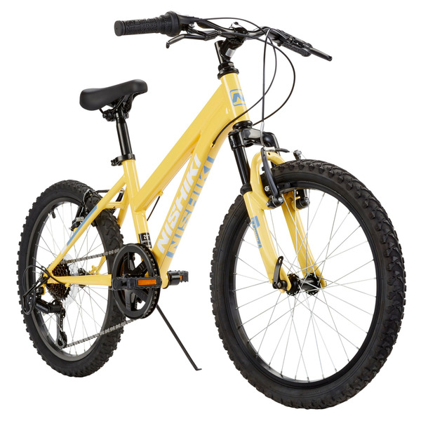 Nishiki Girls' Pueblo Mountain Bike, 20 Inch - Yellow/Blue