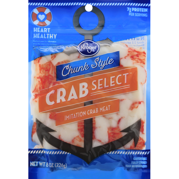 Kroger Imitation Crab Meat, Chunk Style (8 oz) Instacart