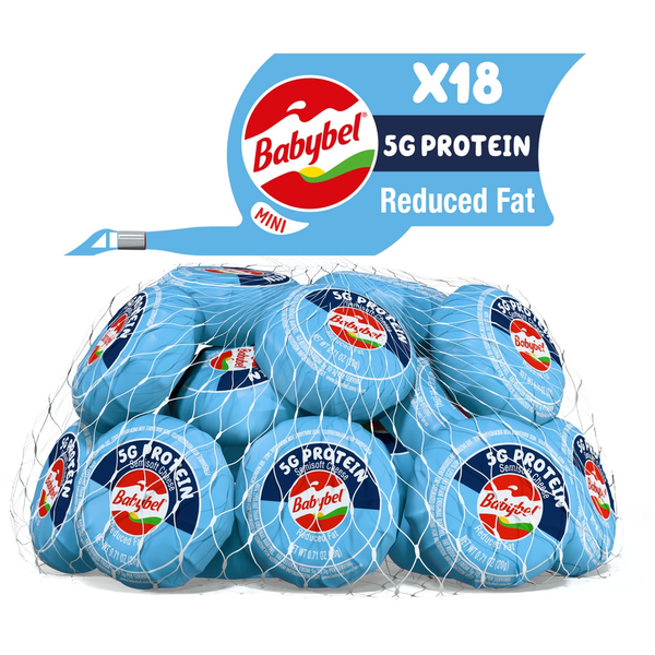 Babybel Reduced Fat Snack Cheese, 18Ct