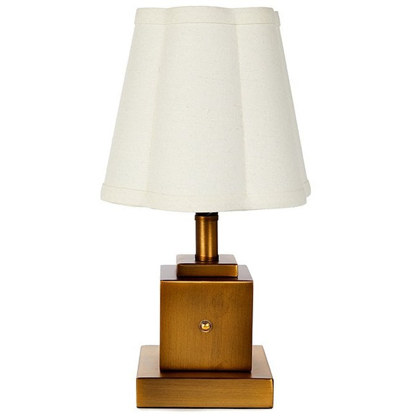 Southern Living Customizable Lamp Collection Small Block Pillar Cordless Rechargeable Table Lamp