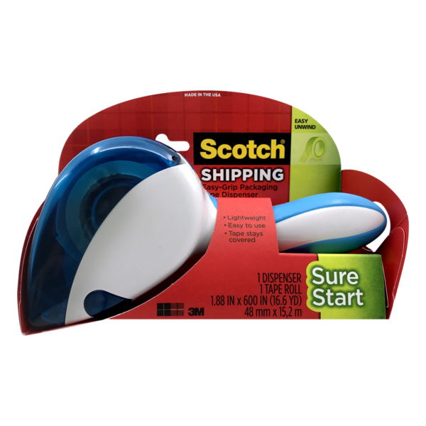 Scotch Shipping Easygrip Packaging Tape Dispenser (16.6 yds) Instacart