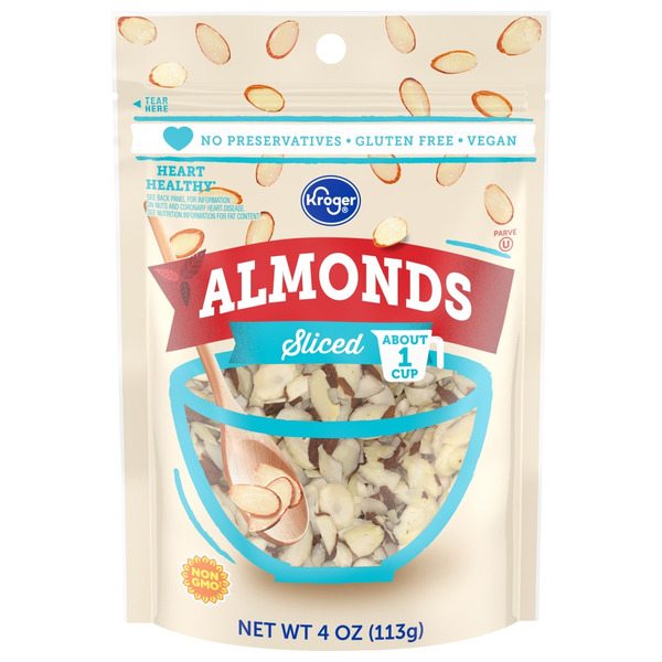 Kroger SLICED ALMONDS - KROGER - 4 OZ Same-Day Delivery or Pickup ...