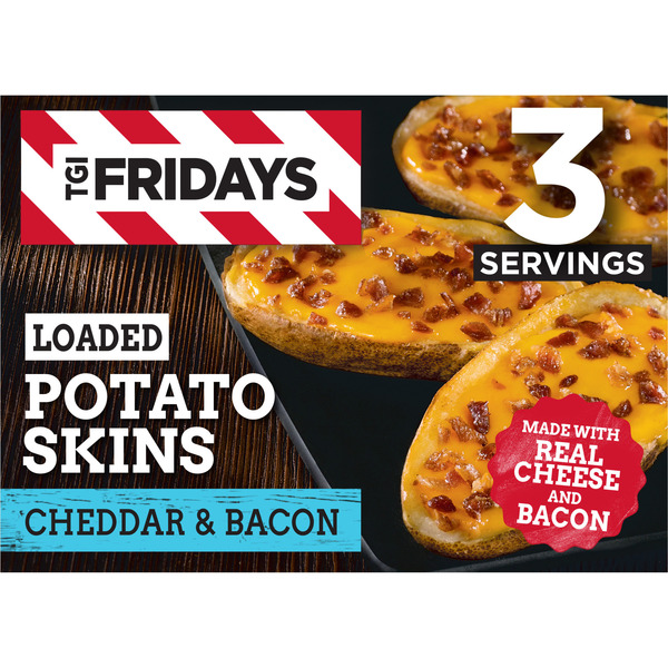 TGIF TGIF Loaded Potato Skins Cheddar & Bacon Same-Day Delivery