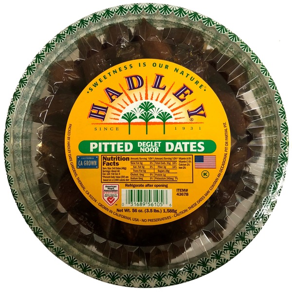 Hadley Date Gardens Pitted Dates (3.5 lb) from Costco Instacart
