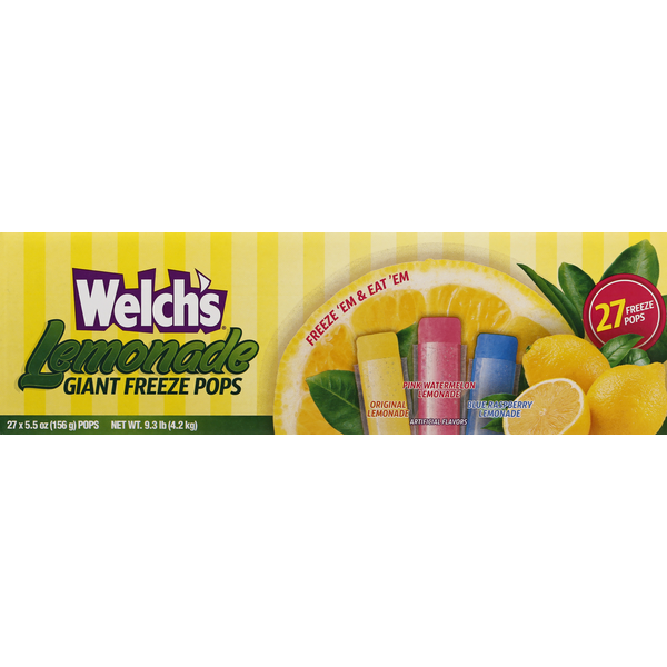 Welch's Freeze Pops, Lemonade, Giant Same-Day Delivery or Pickup