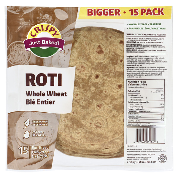 FreshCo Crispy Whole Wheat Roti Same-Day Delivery | Instacart