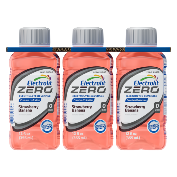 Electrolit Electrolyte Hydration Beverage – Strawberry-Banana – 12
