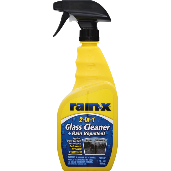 RainX Glass Cleaner + Rain Repellent, 2in1 (23 oz) Instacart