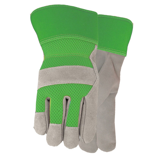MidWest Quality Gloves, Inc. Child Green Leather Everyday Gloves 1 -Pairs