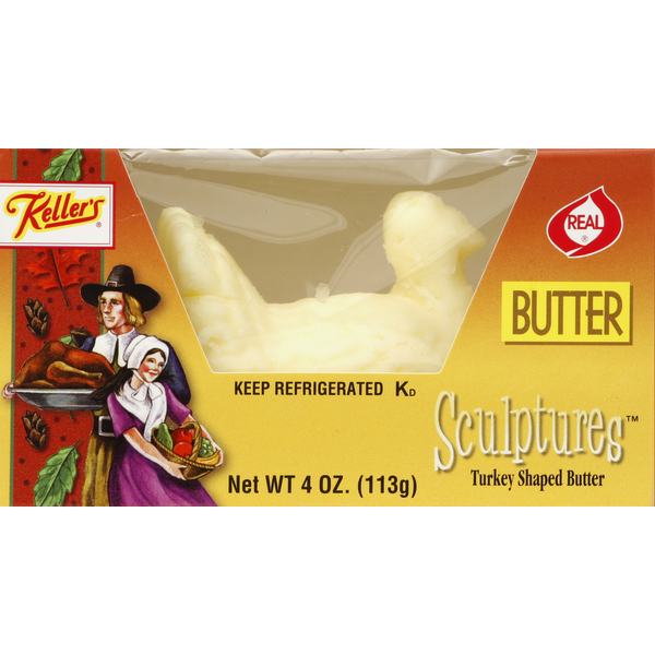 Keller's Butter, Turkey Shaped Same-Day Delivery or Pickup | Gelson's