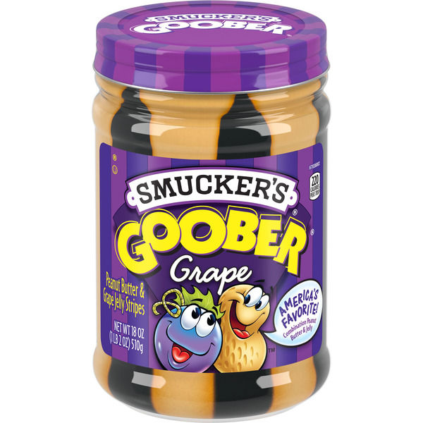 Smucker's Goober Grape Peanut Butter & Grape Jelly Stripes