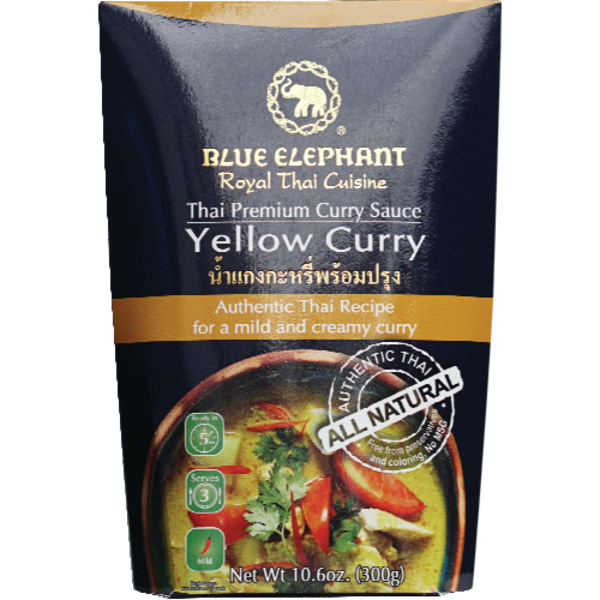 Blue Elephant Royal Thai Cuisine Curry Sauce, Thai Premium, Yellow