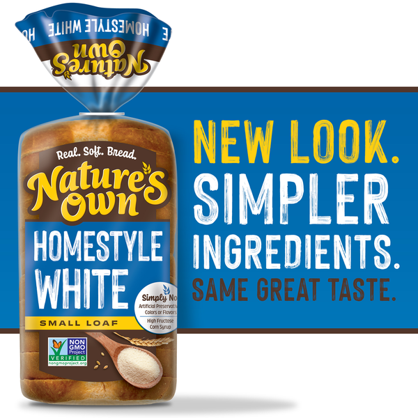Nature's Own Homestyle White Small Loaf Bread