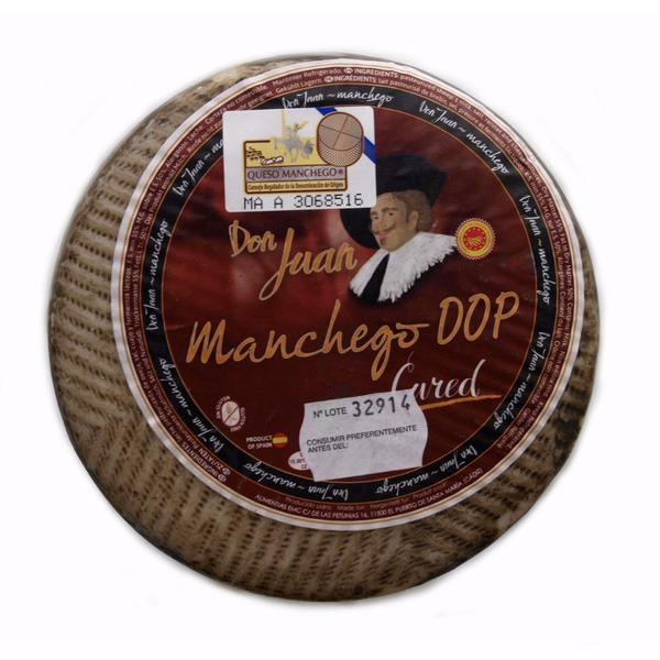 Don Juan - 12 Month Spanish Manchego Cheese - avg 7 lbs