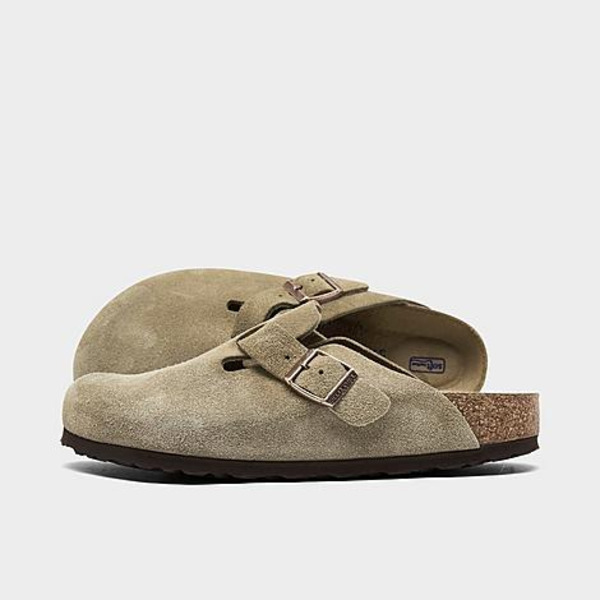 BIRKENSTOCK Women's Boston SFB Clogs - Taupe
