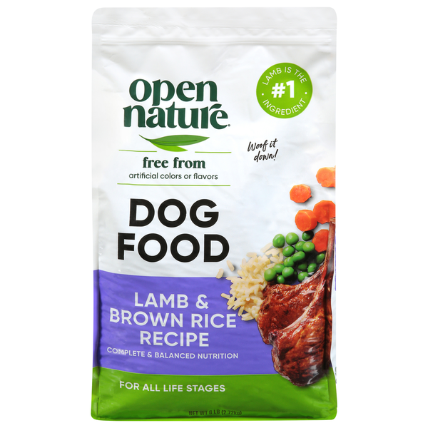 Open Nature All Life Stages Complete & Balanced Nutrition Lamb & Brown Rice Recipe Dog Food
