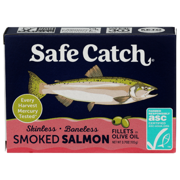 Safe Catch Skinless & Boneless Smoked Salmon In Olive Oil