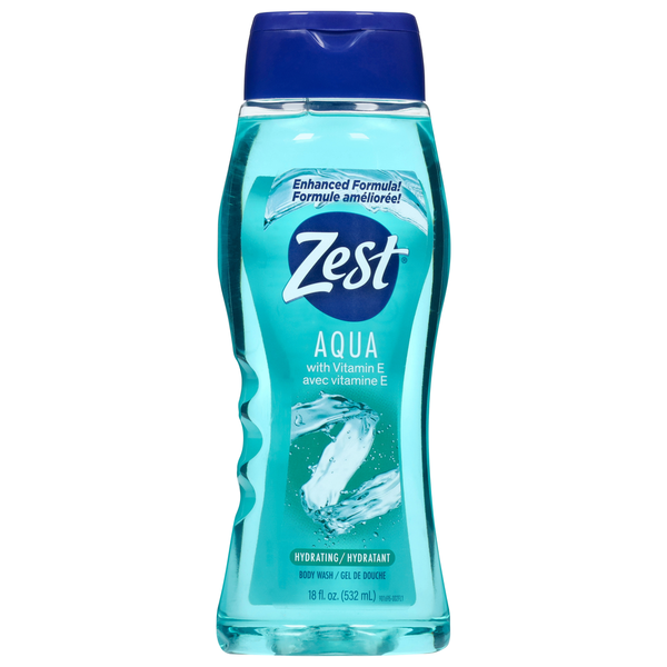 わかめ。 Zest Body Wash, Hydrating, Aqua with Vitamin E Same-Day Delivery