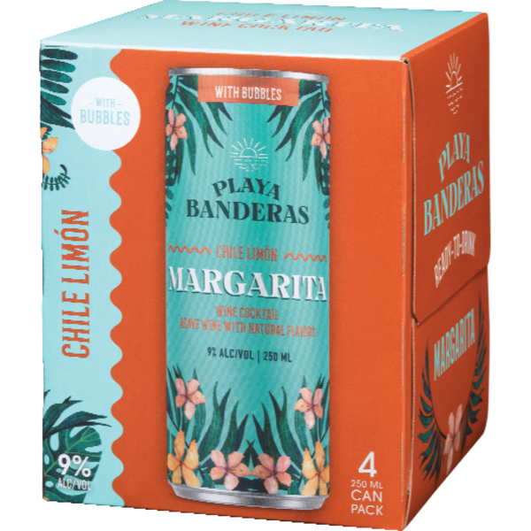 Playa Banderas Chile Limon Margarita 4 Pack