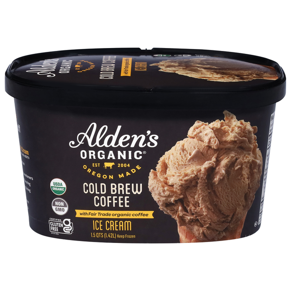 Alden's Organic Cold Brew Coffee Ice Cream Same-Day Delivery or
