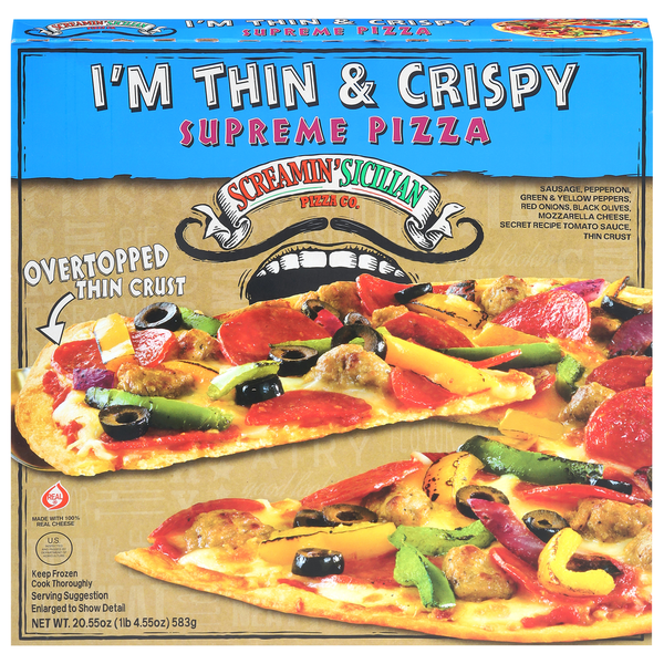 Screamin' Sicilian I'm Thin & Crispy Supreme Pizza Same-Day