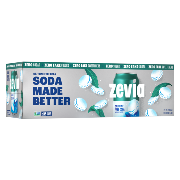 Zevia Soda, Zero Sugar, Caffeine Free Cola Same-Day Delivery or