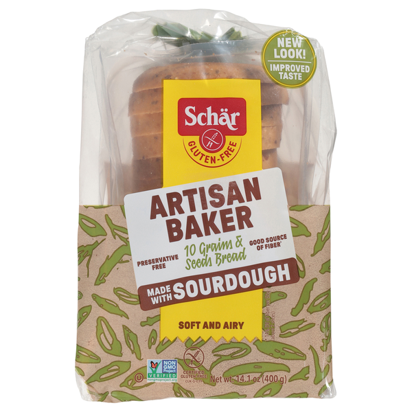 Schär Gluten-Free Artisan Baker Soft and Airy 10 Grains & Seeds Bread