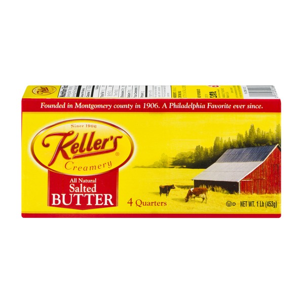 Keller's Creamery Butter Salted 4 CT (1 lb) from Safeway Instacart