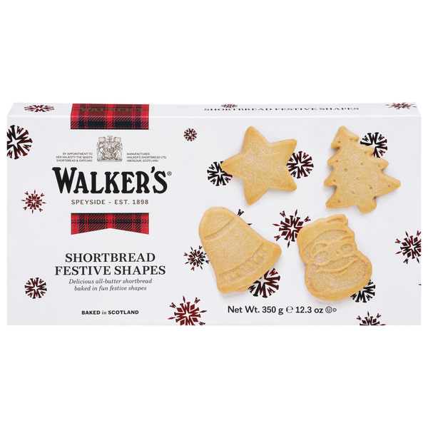 Walkers Shortbread Walker's Festive Shapes Shortbread