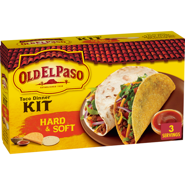 Old El Paso Hard and Soft Taco Dinner Kit Same-Day Delivery or