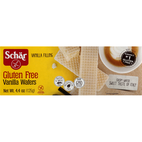 Dr. Schar Wafers, Gluten Free, Vanilla (4.4 oz) - Instacart