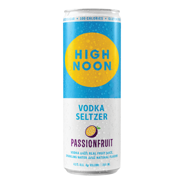 High Noon Passionfruit Vodka Hard Seltzer Single Serve Same-Day