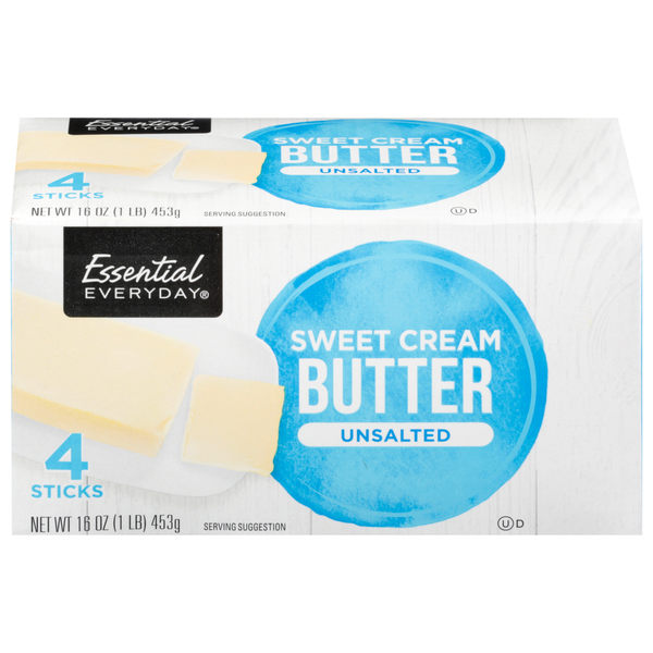 Essential Everyday Butter, Unsalted Same-Day Delivery or Pickup