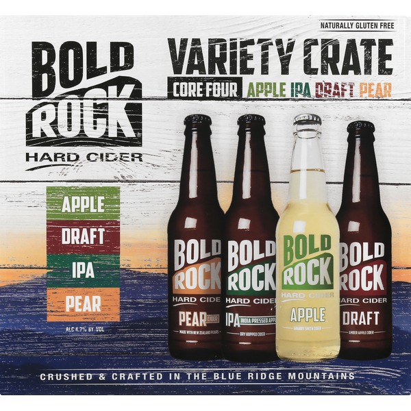 Bold Rock Hard Cider, Variety Crate (12 fl oz) Instacart