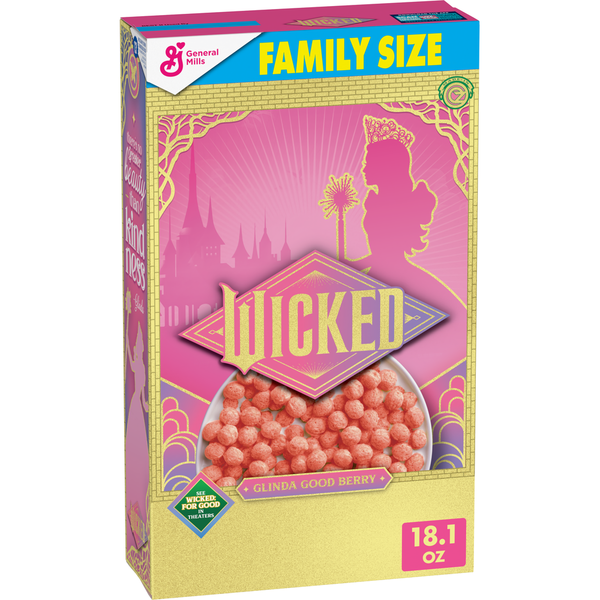 Wicked Glinda Good Berry Flavored Family Size Cereal Same-Day
