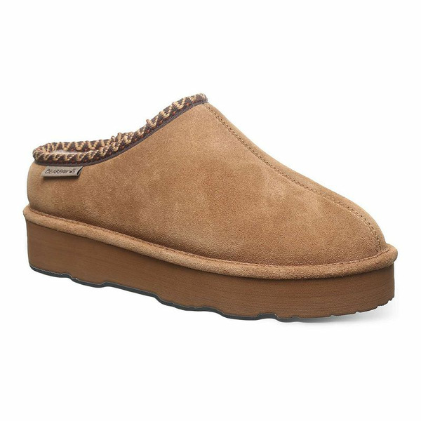 BEARPAW Women's Martis Slippers, Size 6 - Hickory