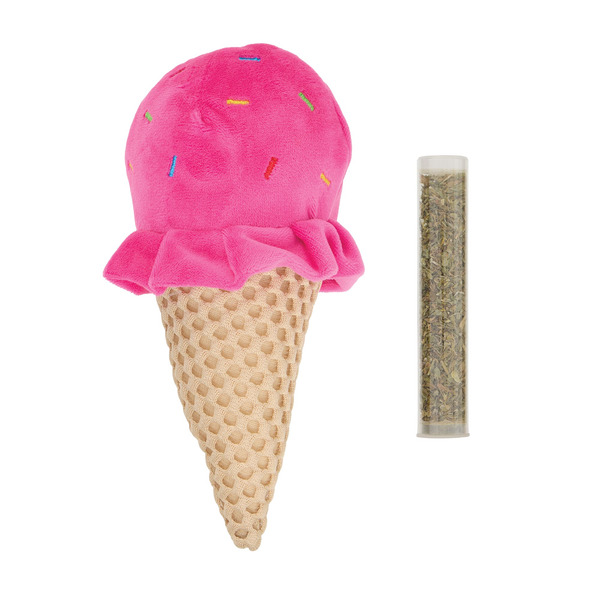 Whisker City Ice Cream Refillable Cat Toy