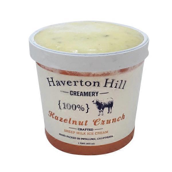 Haverton Hill Creamery Hazelnut Crunch Sheep Milk Ice Cream (1 pt