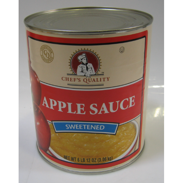 Chef's Quality - Sweet Applesauce - #10 cans