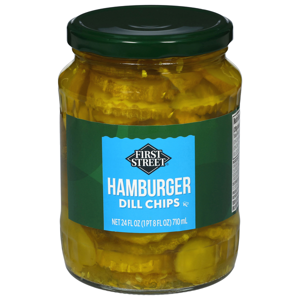 First Street Hamburger Dill Chips