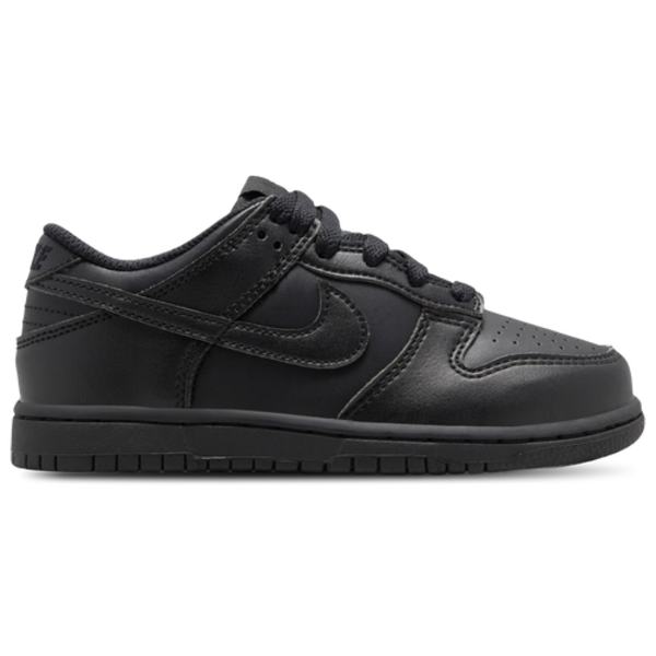Nike Boys' Dunk Low N Preschool Basketball Shoes, Size 1.0 - Black/Black