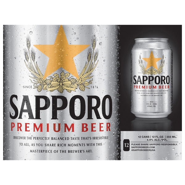 Sapporo Premium Beer Same-Day Delivery or Pickup | Save Mart